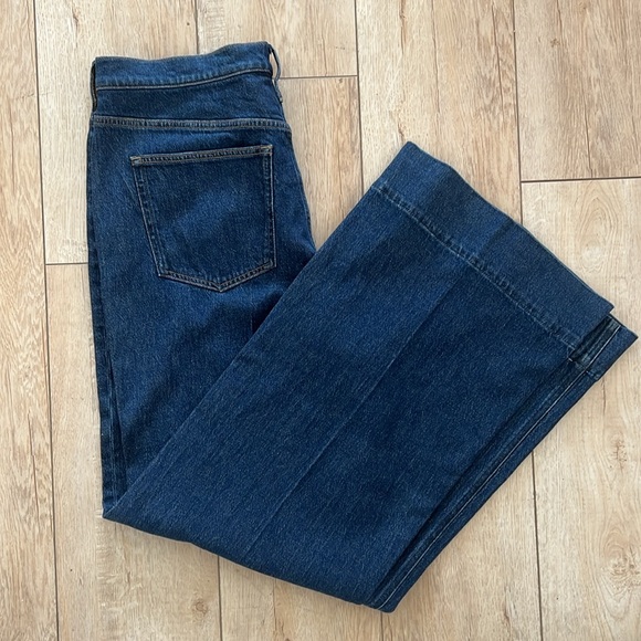 J. Crew denim trouser. Dark wash. NWOT, never worn. - Picture 4 of 8